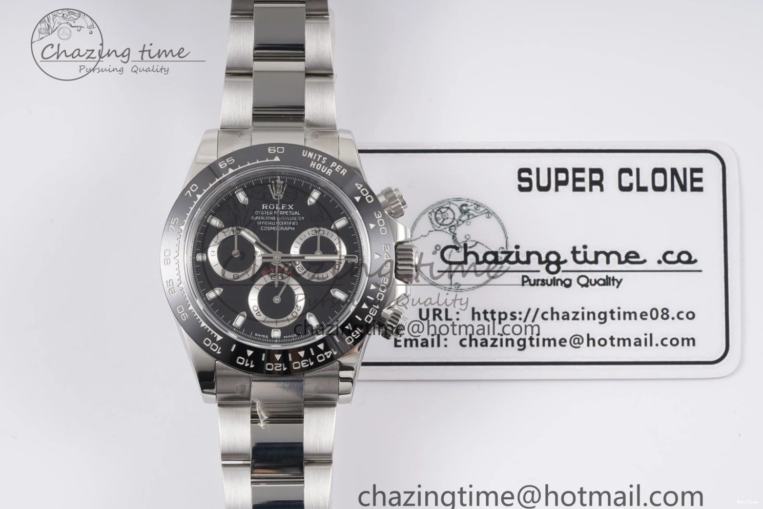 MiroTime 0406 SmoothTexture Daytona 116500 KING 1:1 Best Edition Black Dial on SS Bracelet SH 1910